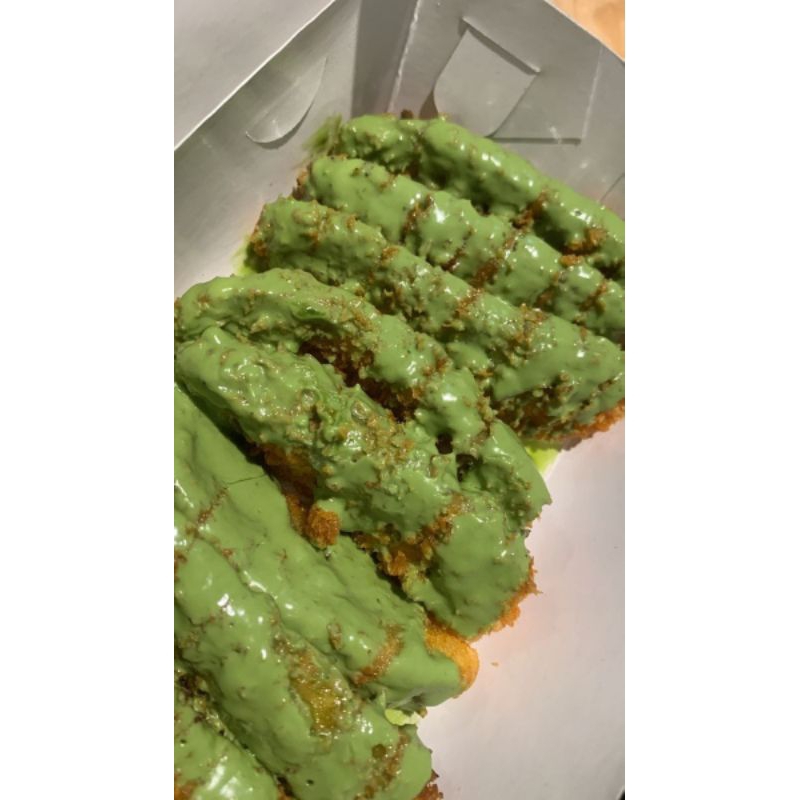 

Pisang selimut greentea