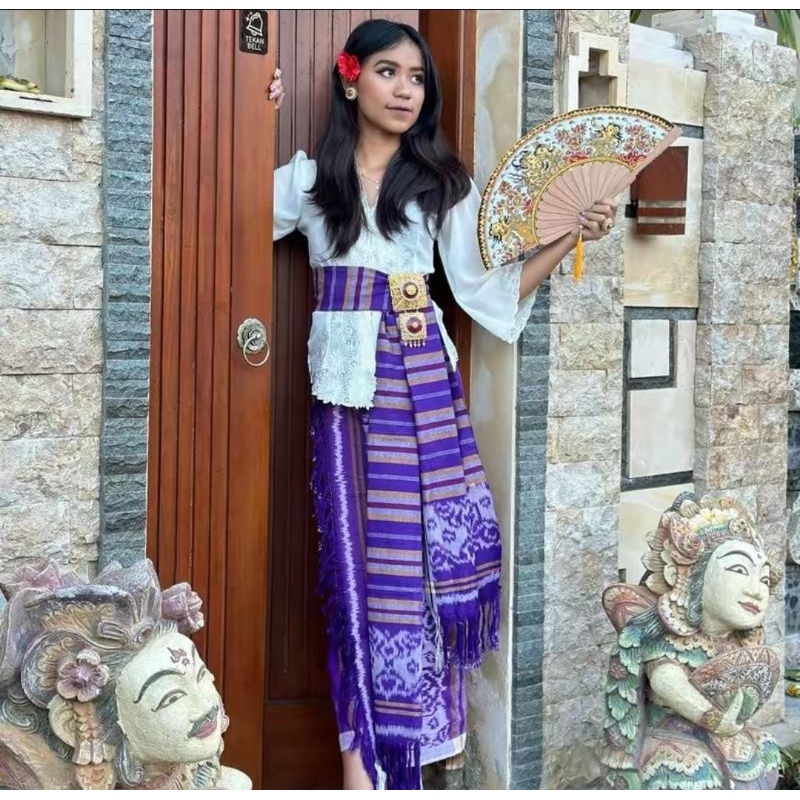 KAMEN ENDEK TENUN BLANKET SET SELENDANG//KAMEN ENDEK BLANKET