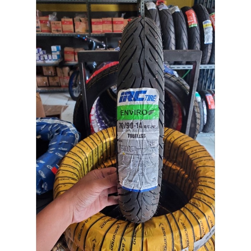 Ban IRC 70/90-14 Tubeless ring 14 matic Bonus pentil Tubeless