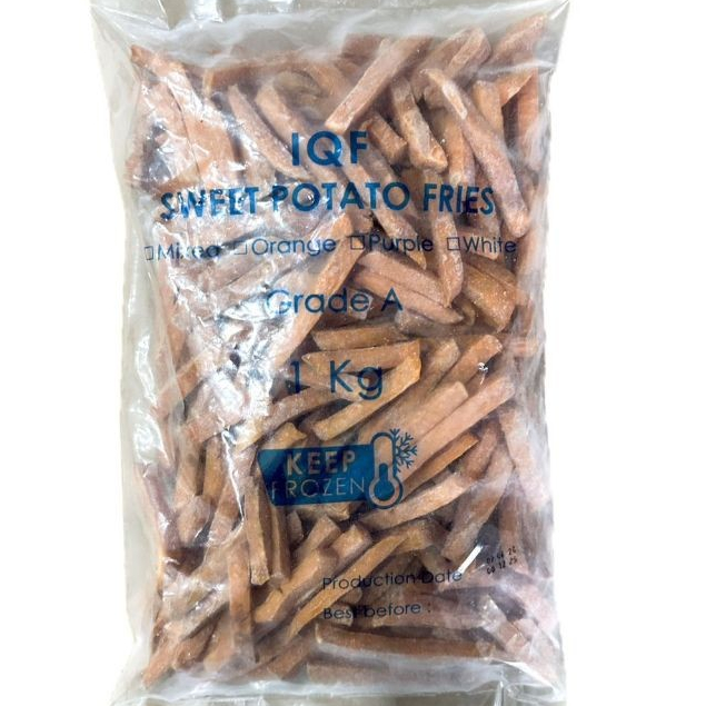 

Frozen Sweet Potato/Ubi Beku - Oren/Ungu/Mixed 1Kg