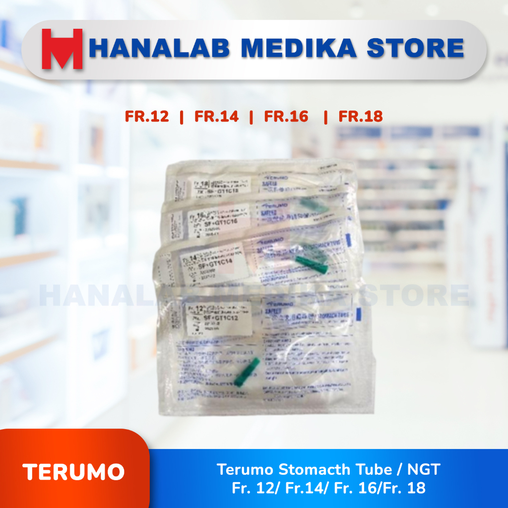 Terumo Stomacth Tube / NGT Fr. 12/ Fr.14/ Fr. 16/Fr. 18