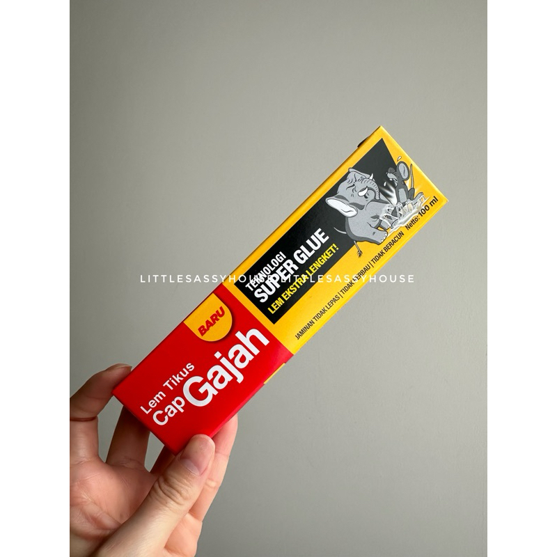 CAP GAJAH LEM TUBE 100ml - LEM TIKUS / HAMA CAP GAJAH ODOL