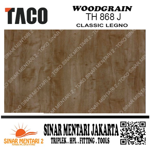 TACO HPL WOOGRAIN TH 868 J CLASSIC LEGNO