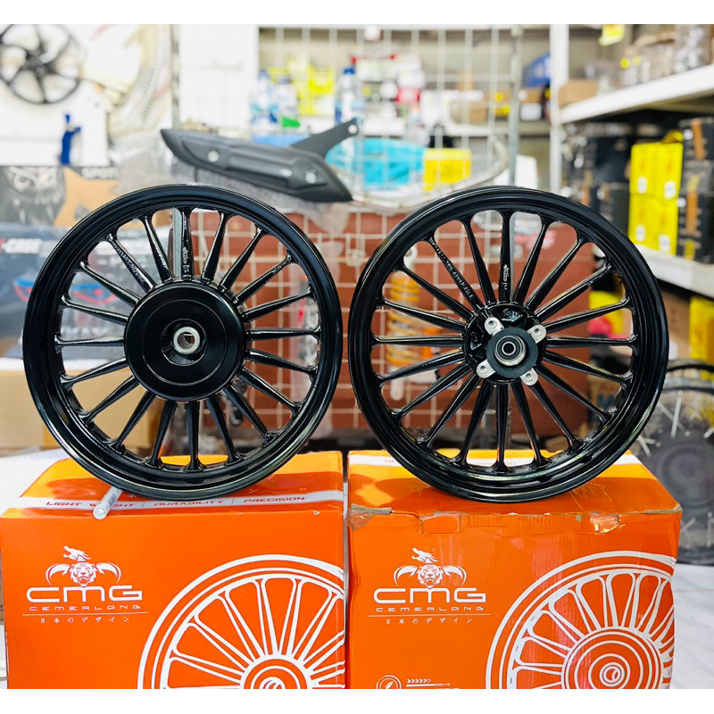 VELG CMG P20 COPY DAYTONA BEAT/SCOOPY/GENIO/VARIO110 BLACK