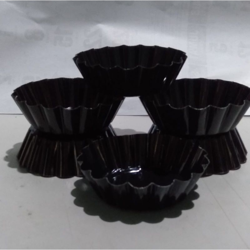 6 pcs cetakan kue bolu mini, Cetakan startlet 7cm,2.3cm.