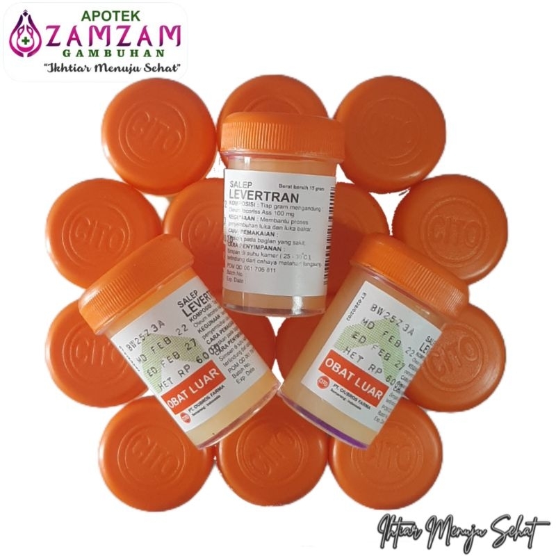 Levertran Salep 15G Obat Luka Bakar