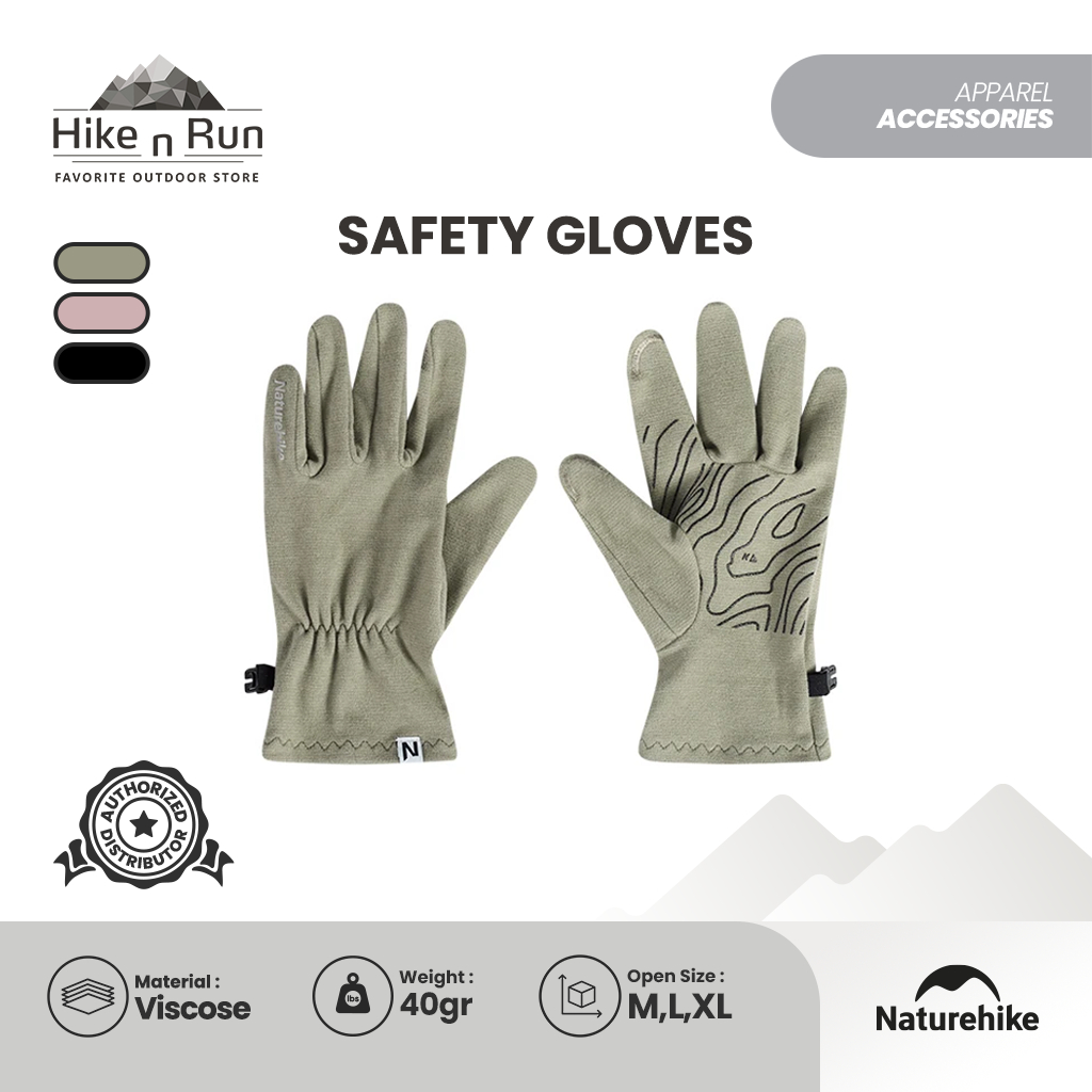 Naturehike Warm Gloves CYY2341KA024 Sarung Tangan Hangat Touch Screen