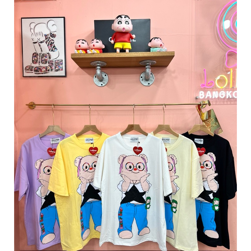 🇹🇭 KAOS CEWEK COTTON ADEM PREMIUM BANGKOK LOLLIPOP