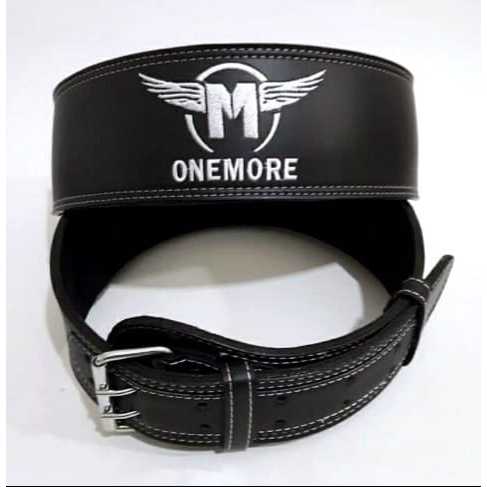 Belt Sabuk Fitness Gym Powerbelt Power Lifting Workout Support Olahraga Rings Onemore One More Onemo