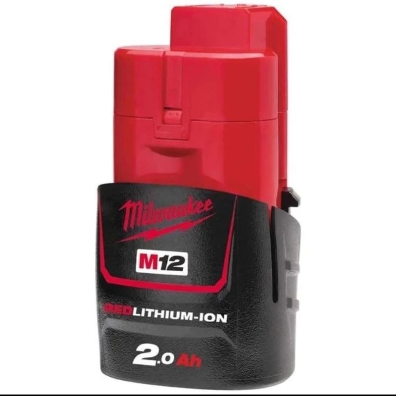 Baterai Milwaukee M12B2 Milwaukee Baterai Pack 12v 2.0Ah Baterai Milwaukee M12