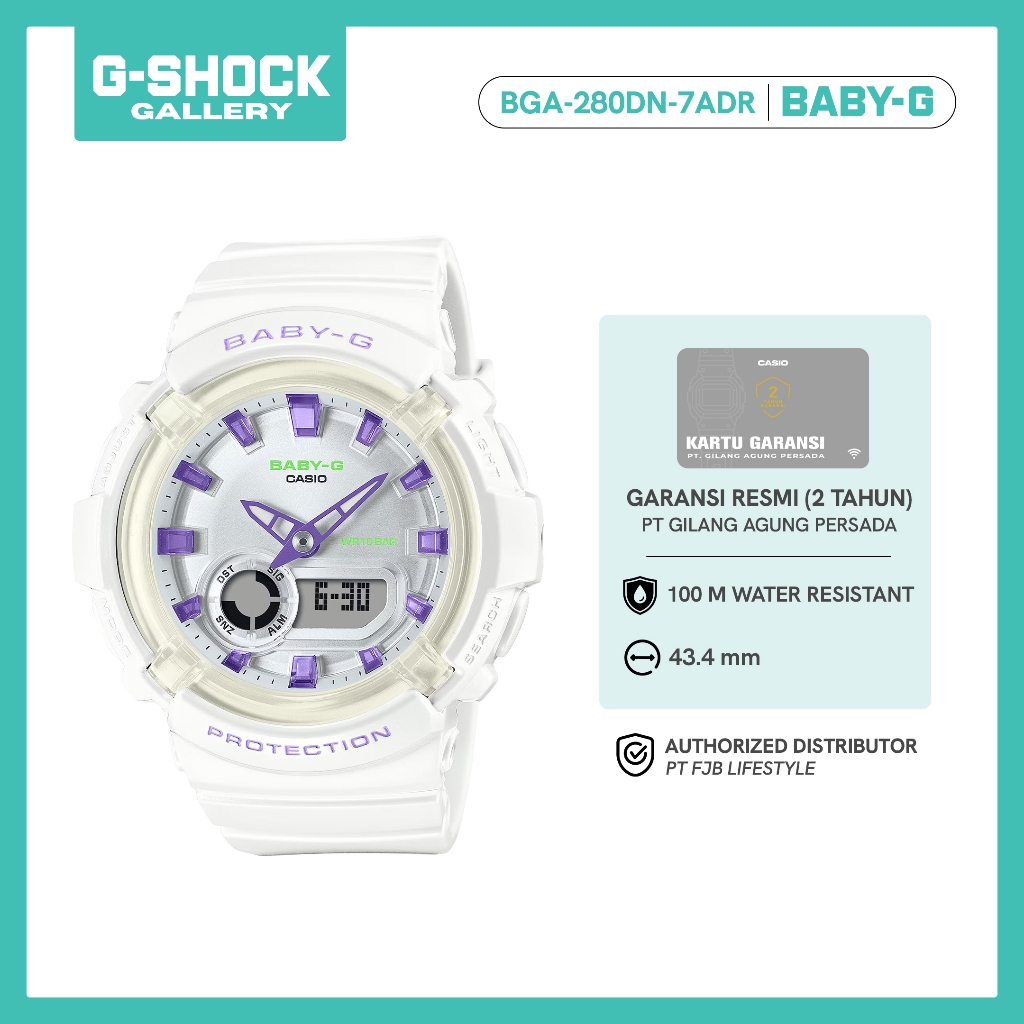 Jam Tangan Wanita Baby-G BGA-280DN-7ADR Analog Digital