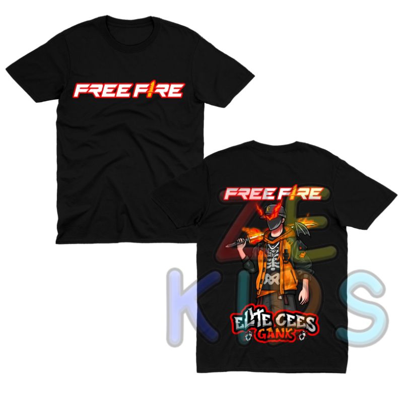 BISA COD FREE NAMA KAOS ANAK LOGO KARAKTER CHAR PEDANG KATANA ELITE CEES GANK FF BAJU ANAK LOGO KARA