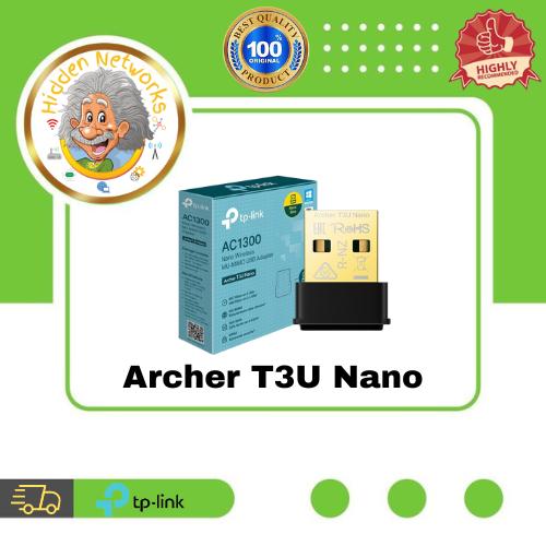 TP-LINK Archer T3U Nano AC1300 Nano Wireless MU-MIMO USB Adapter