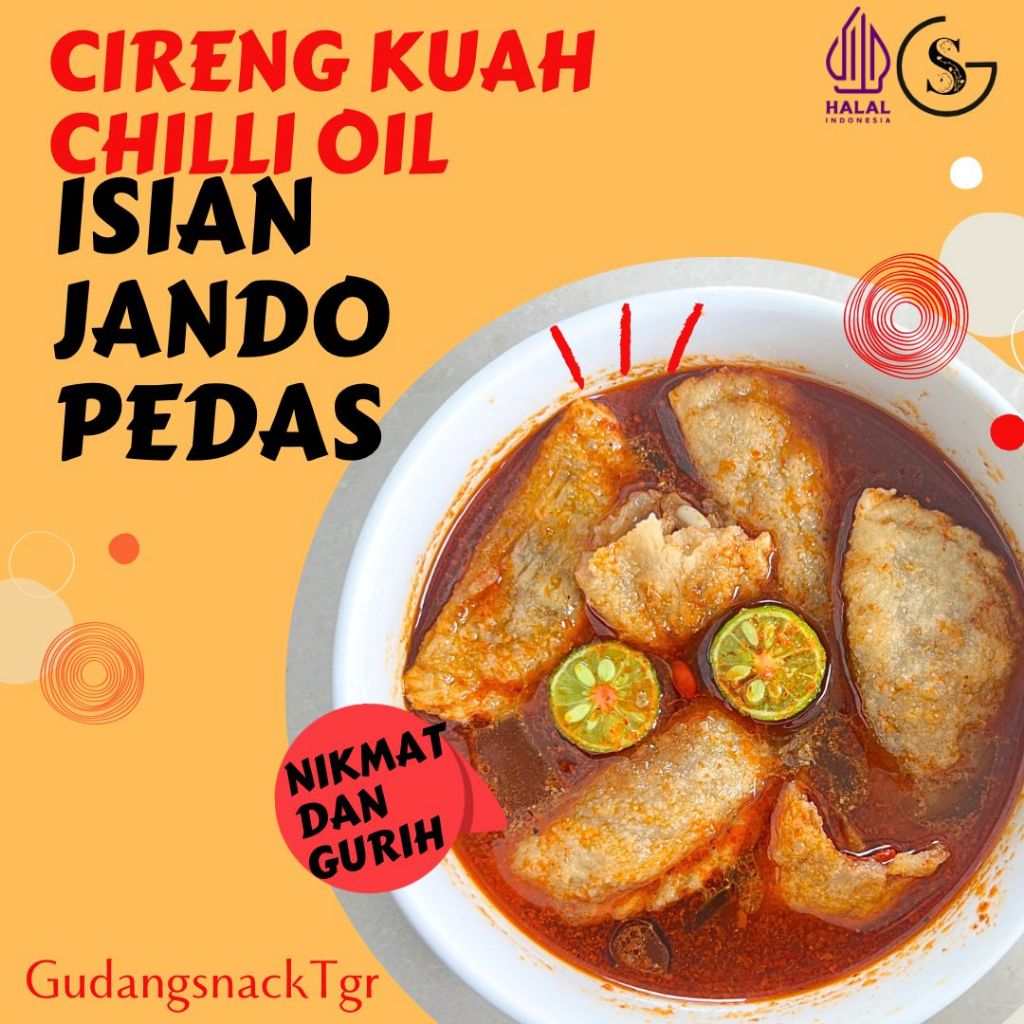 

[CIKUWAH] 1 BUNGKUS CIRENG KUAH JANDO SAPI PEDAS HOTPOT INSTAN