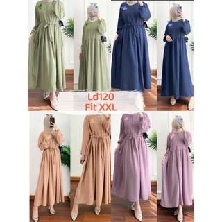 MIDI DRESS CRINGKEL / MIDI DRESS CRINKEL/ MIDI DRES / MIDI DRESS MUSLIM / MIDI DRESS CRINCLE / MIDI 