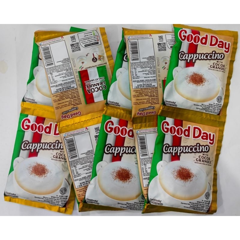 

Kopi Good Day Cappucino With Cocoa Granule 25g (Isi 10)