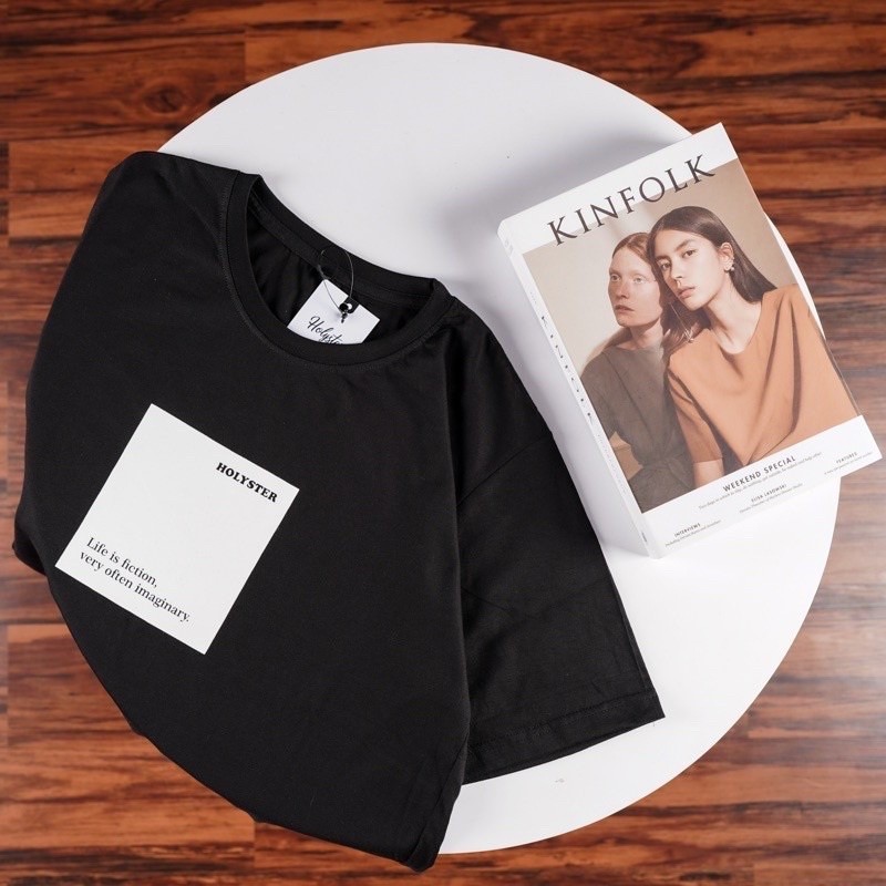 KAOS T-SHIRT [N00029] Baju Kaos Distro Motif Box Holyster T-SHIRT MURAH