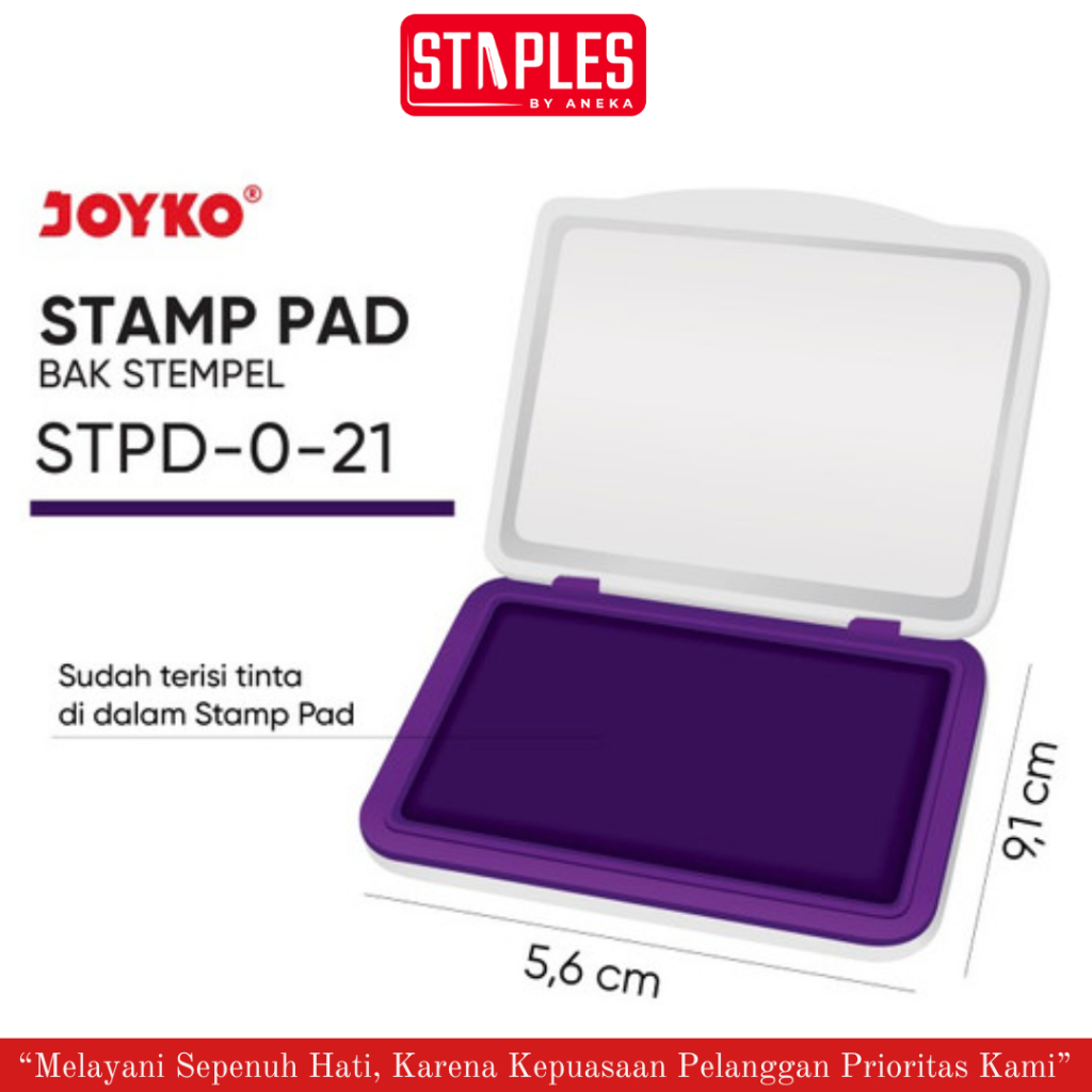 

Bak Stempel Joyko STPD-0-21 Stamp Pad / Stamp Pad STPD-0-21 Purple