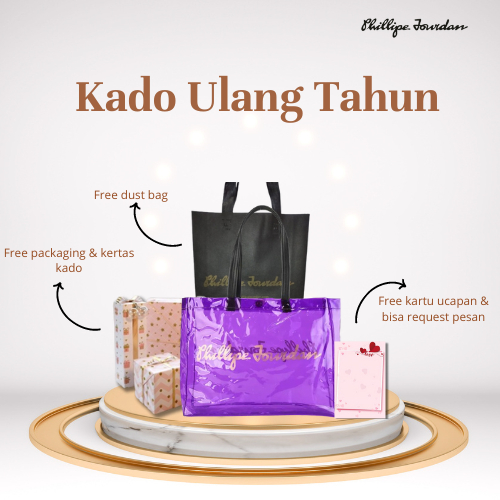 

Phillipe Jourdan Kado Ulang Tahun Wanita Tote Bag Micca (Purple)