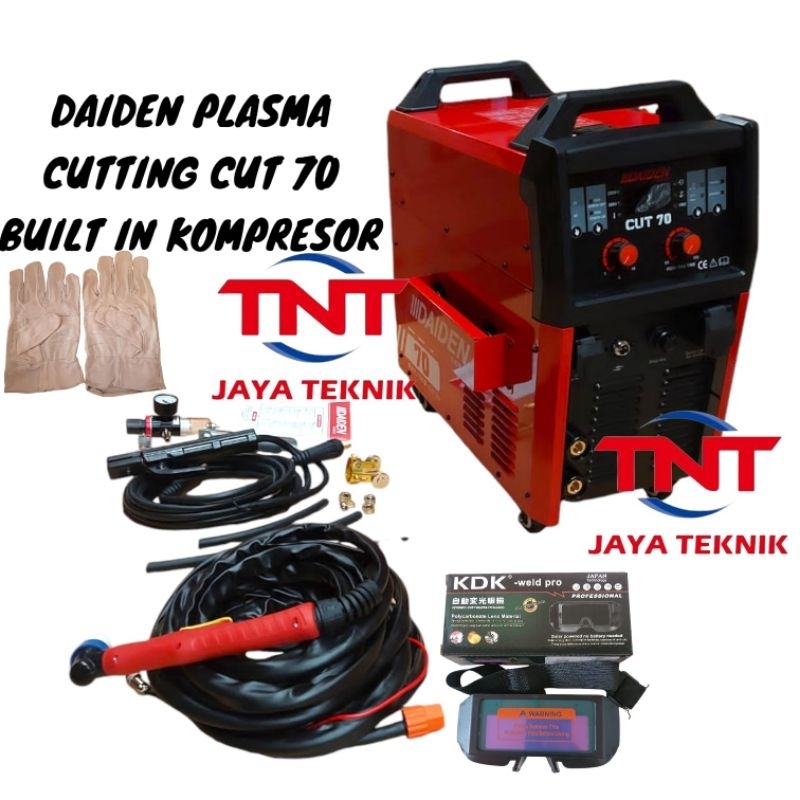 MESIN LAS PLASMA CUTTING DAIDEN CUT 70 BUILT IN KOMPRESOR / MESIN LAS POTONG PLASMA DAIDEN CUT 70