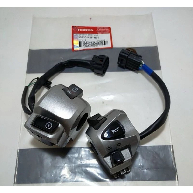 holder kanan kiri saklar sein klakson starter tombol stater sen klakson all new Scoopy 2021 2022 202