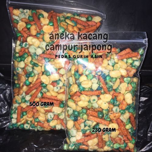 

KACANG MIX 230GR DAN 500GR /CAMPUR / KACANG TUMPAH RENYAH / MERK JAIPONG / COD DAN INSTANT