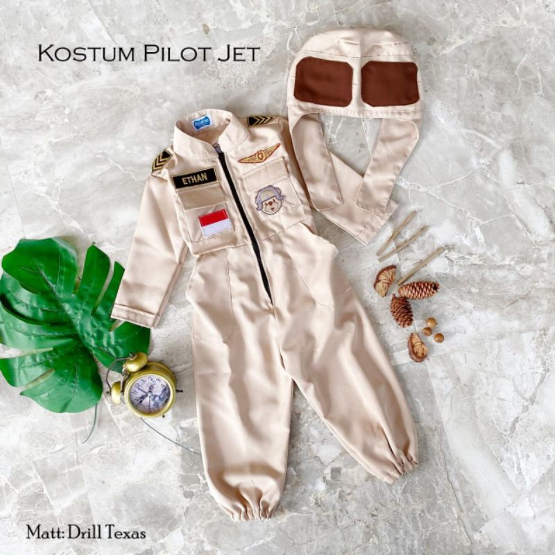 KOSTUM PILOT JET ANAK KOSTUM PILOT JET DEWASA