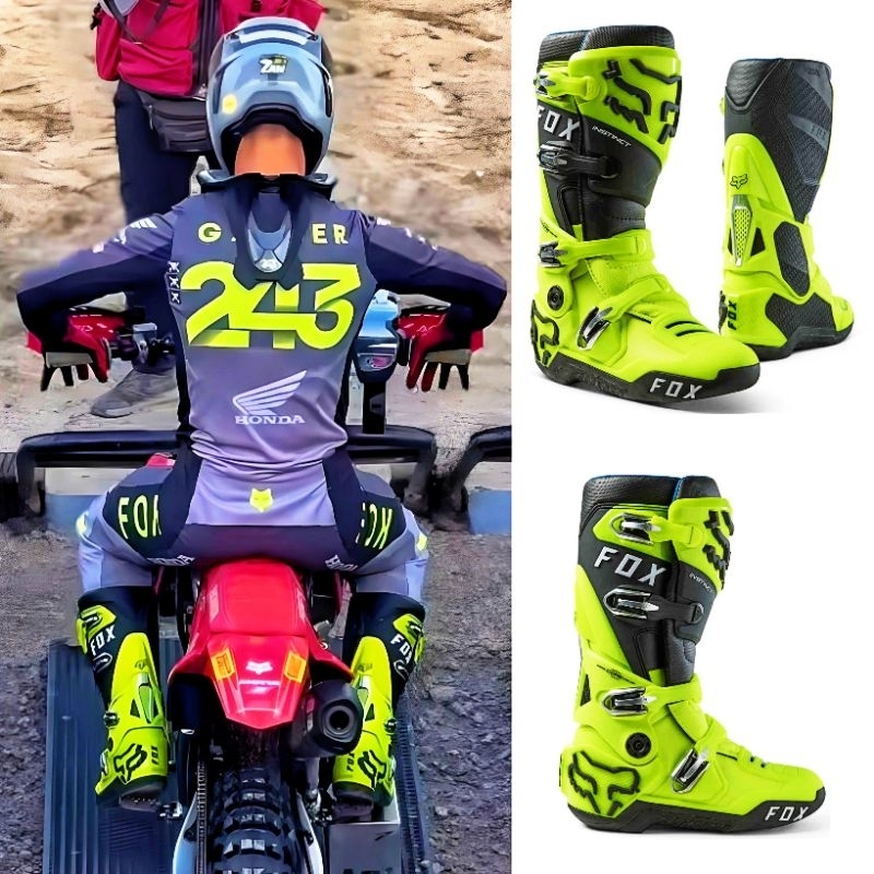 BOOT/SEPATU FOX INSTINCT FLO YELLOW