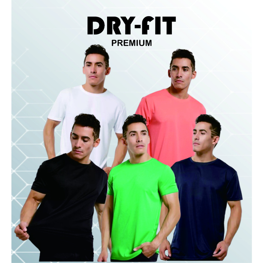 Kaos olahraga Dry fit dryfit sports Pria Wanita dry fit premium