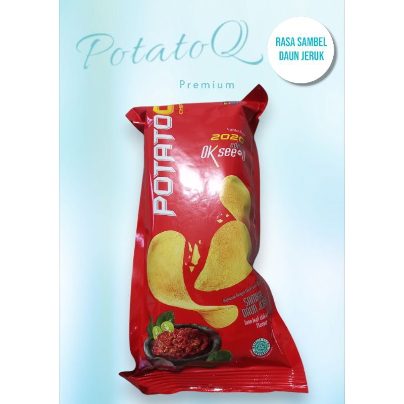 

Potato Q Chips Keripik Kentang 1 pack isi 10 Pcs