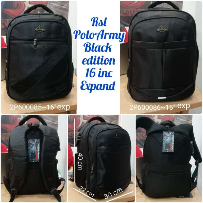 [oddsolshop] pekanbaru/TAS RANSEL POLO ARMY XPENDING 16 INCI SEKOLAH KULIAH TAS LAPTOP PRIA WANITA