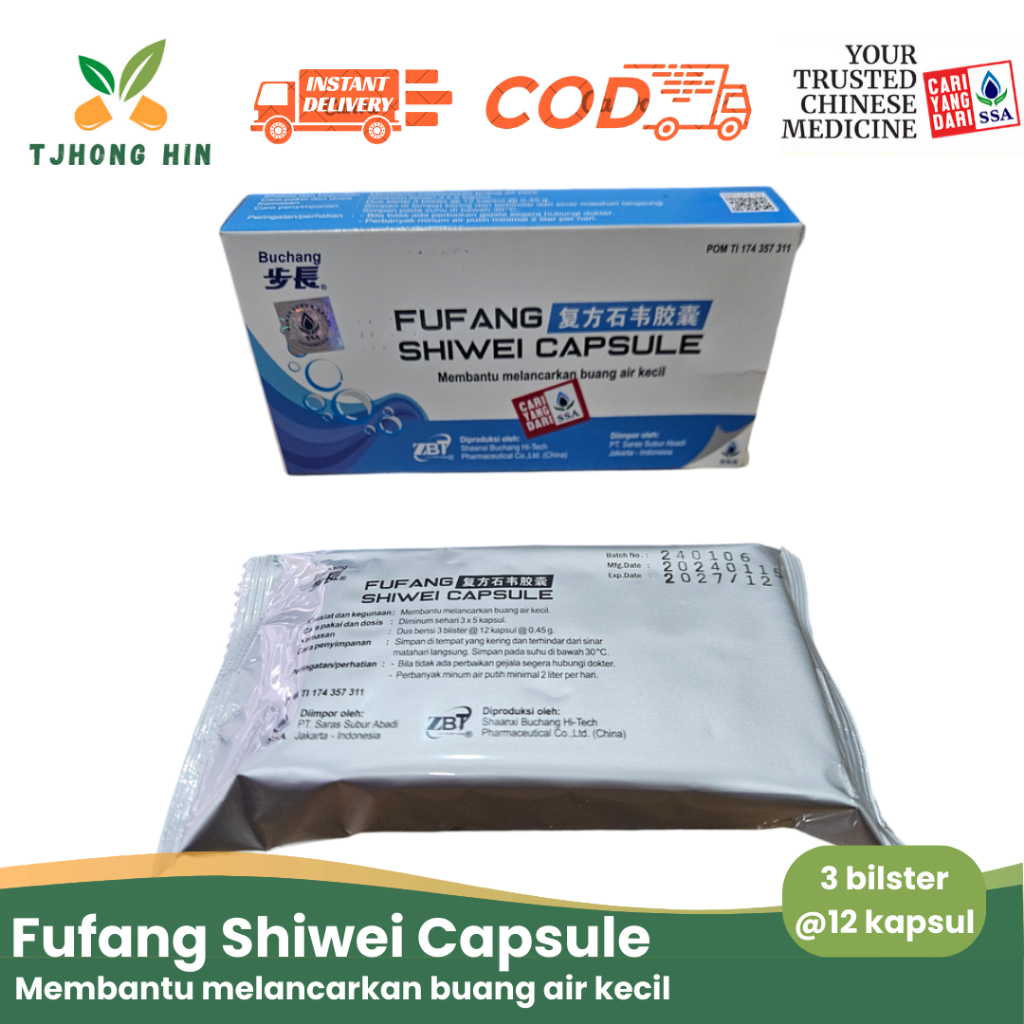 Fufang Shiwei Capsule - Mengatasi Gangguan Buang Air Kecil - Original Hanya Dari Saras Subur Abadi