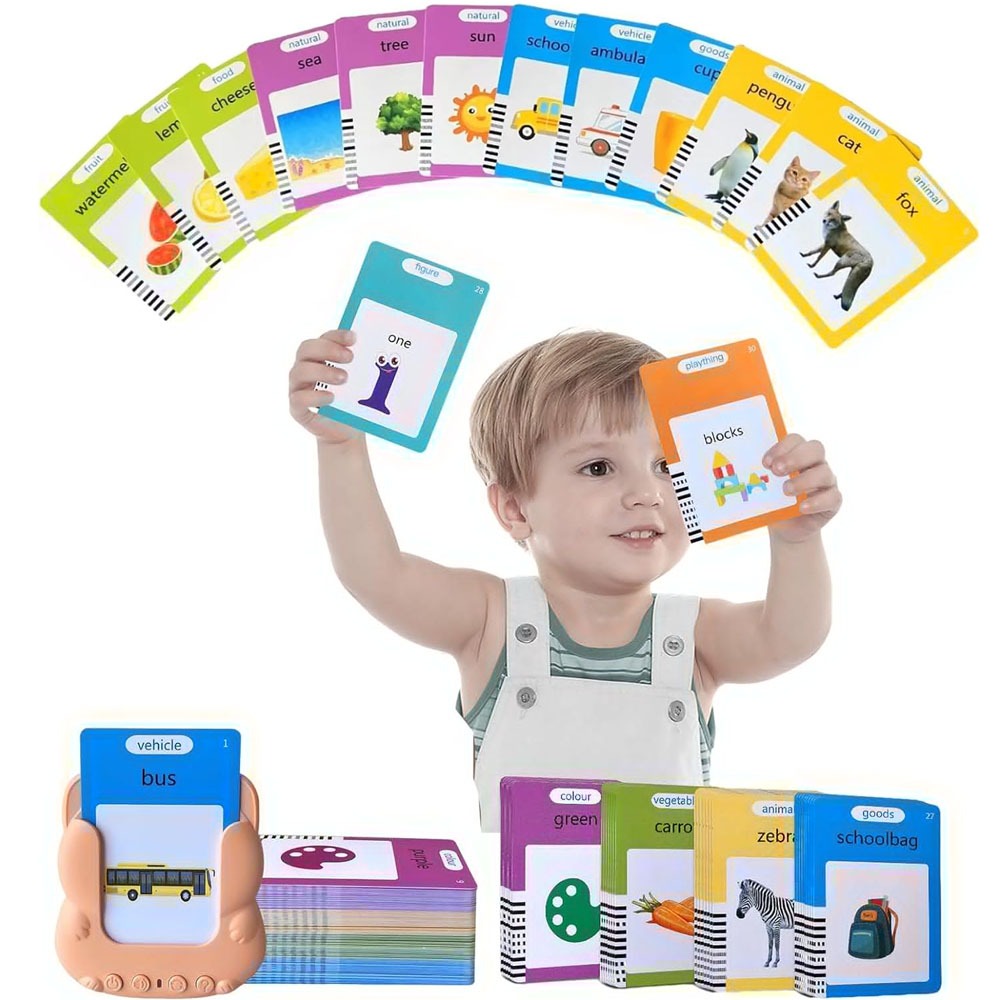 GD3C- Mainan Anak Edukasi Flash Card - Kartu Belajar Bahasa Inggris Anak Kartu Belajar Bersuara V311