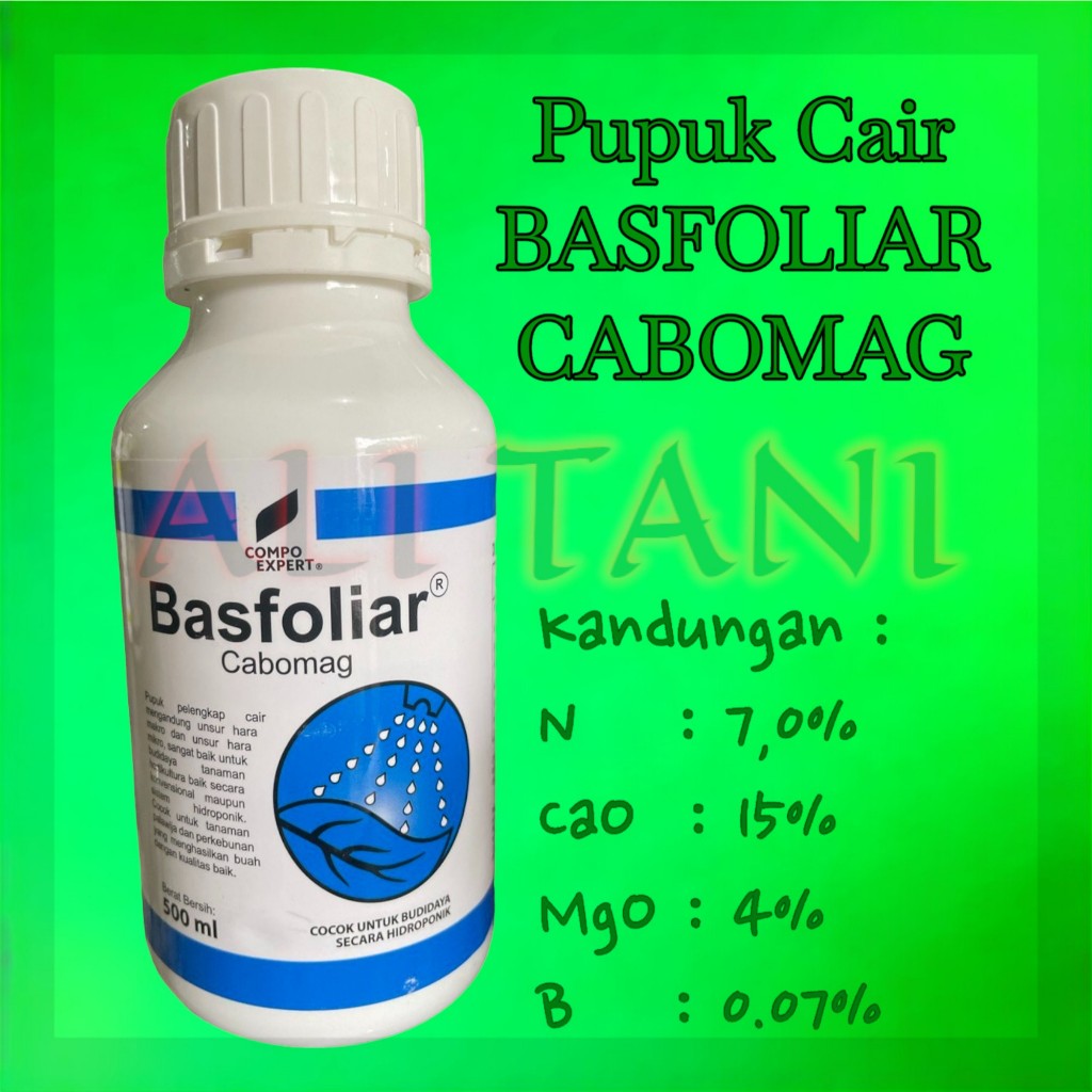 BASFOLIAR CABOMAG Pupuk Cair Kalsium Nitrat Origin Jerman
