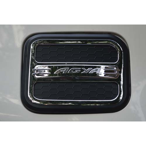 TOYOTA AGYA TANK COVER LUXURY BLACK TUTUP TANGKI AGYA AKSESORIS EKSTERIOR AGYA