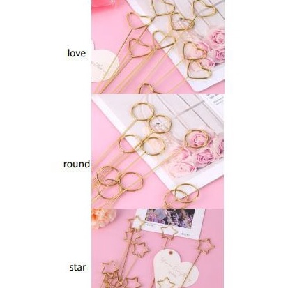 

SPESIAL gold card stickstick kartu warna emaskertas bunga buket
