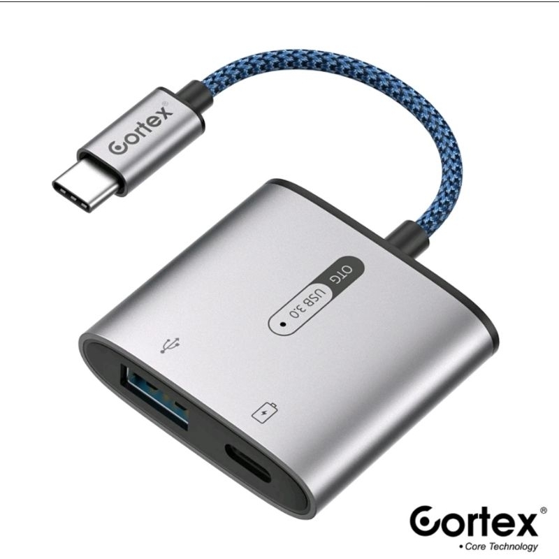 Cortex MH366 OTG USB C/Type-C Το USB 3.0 + 60W Charging 2in1 Adapter