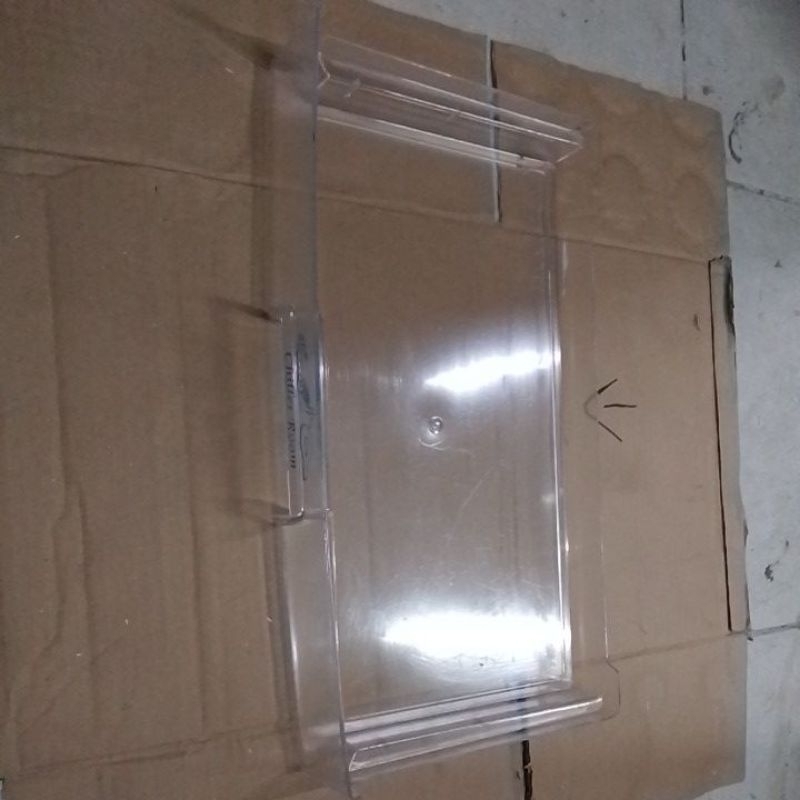 rak kulkas rak ikan kulkas Sanyo slim byuti