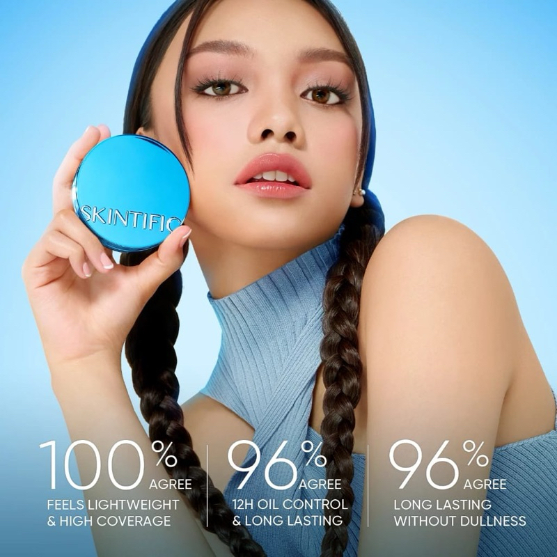 New Skintific Cushion Matte Shade 02 Ivory