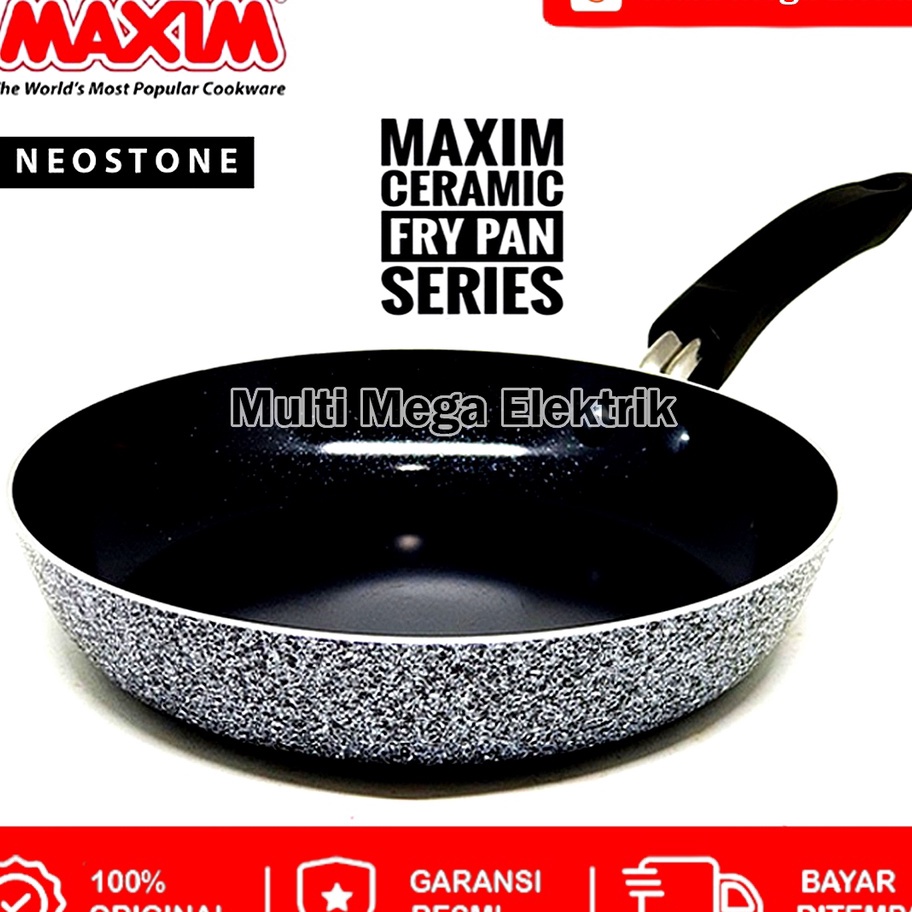 DISCOUNT  MAXIM NEOSTONE FRYPAN  PANCI WAJAN PENGGORENGAN TEFLON ANTI LENGKET  TEFLON ANTI LENGKET  