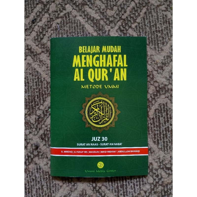 Buku Belajar Mudah Menghafal Al-Qur'an Metode Ummi Juz 30