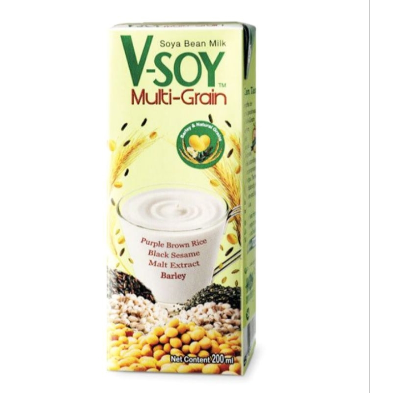 

V-SOY Soya Bean Milk Susu Kacang Kedelai 200 ml