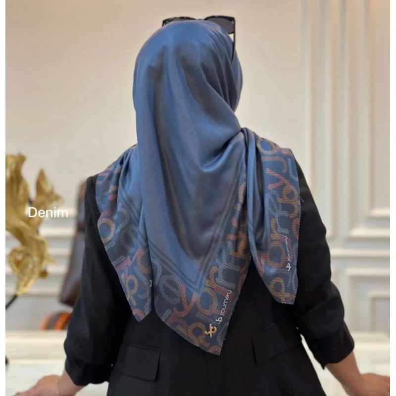 Segiempat Voal Motif Ala Mila Jorney / Jorney Kw / Hijab VZ Kw / Vivi Zubedi