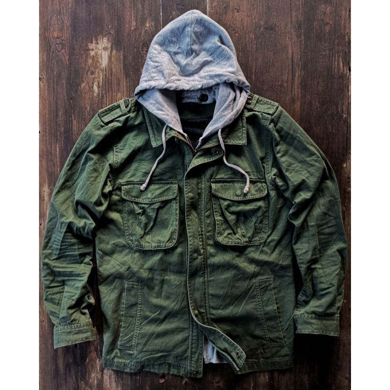 Jaket Casual Rugged Army Look