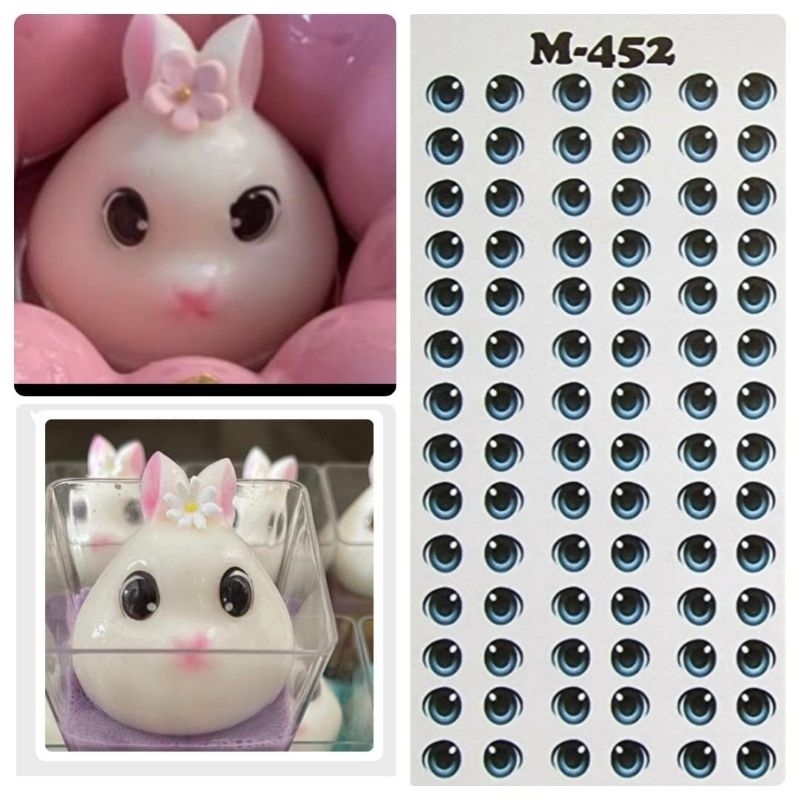 

edible stamp / edible picture / stiker makanan / stiker minuman / bunny 1