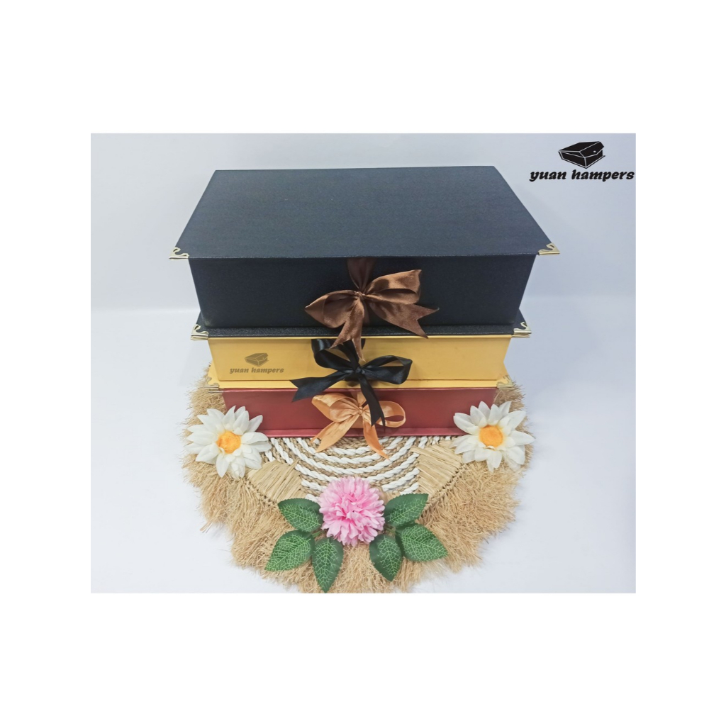 

[3ox20x8] Hampers Merah Maroon Glitter Box Hampers /Giftbox || FREE KERTAS CACAH DAN KARTU UCAPAN