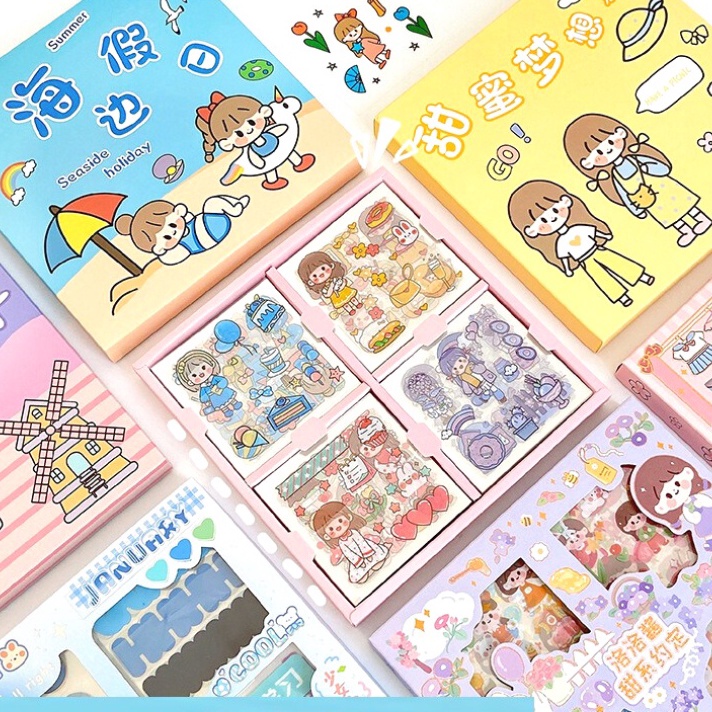 

PROMO AWAL TAHUN Isi 1 Lembar Sticker Deco Aesthetic Momo Stiker Anti Air DIY Hp Stiker Motif Kartun Momo Halloween