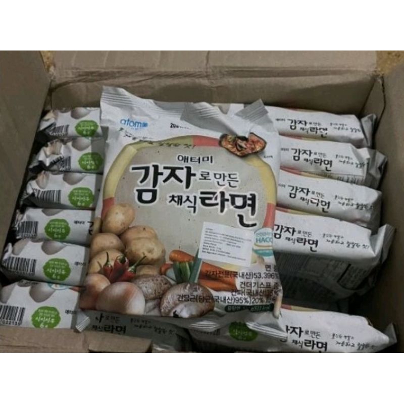 potato ramen mie kentang mie vegetarian 1Dus isi 24pcs mie