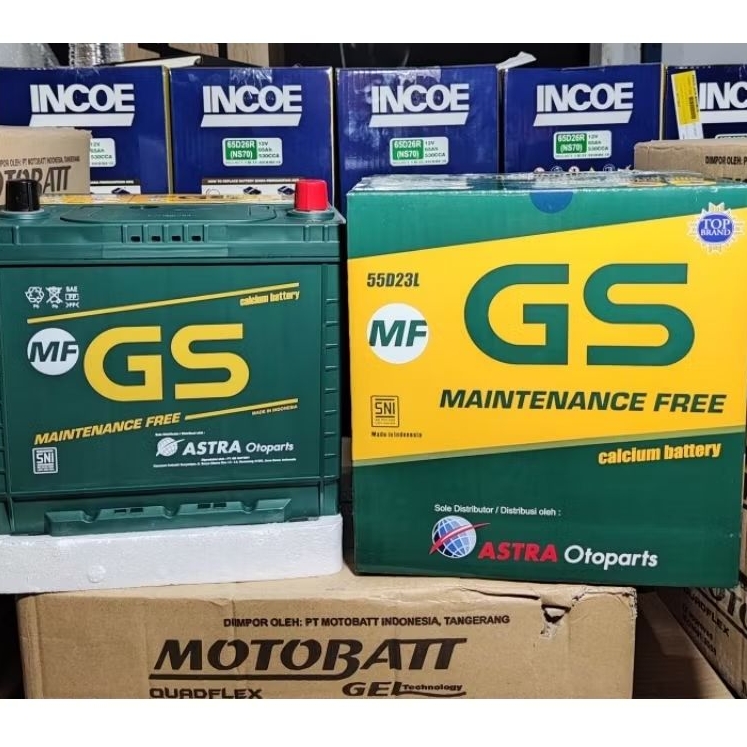 AKI KERING GS ASTRA OTOPARTS 55D23L  MF (60 AMPER)