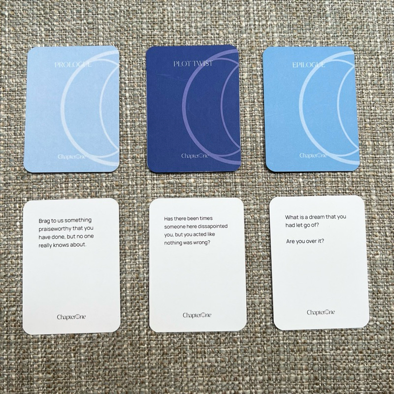 ChapterOne - Bundling 2 edition - Permainan Kartu Ngobrol & Pertanyaan / Game Conversation Card for